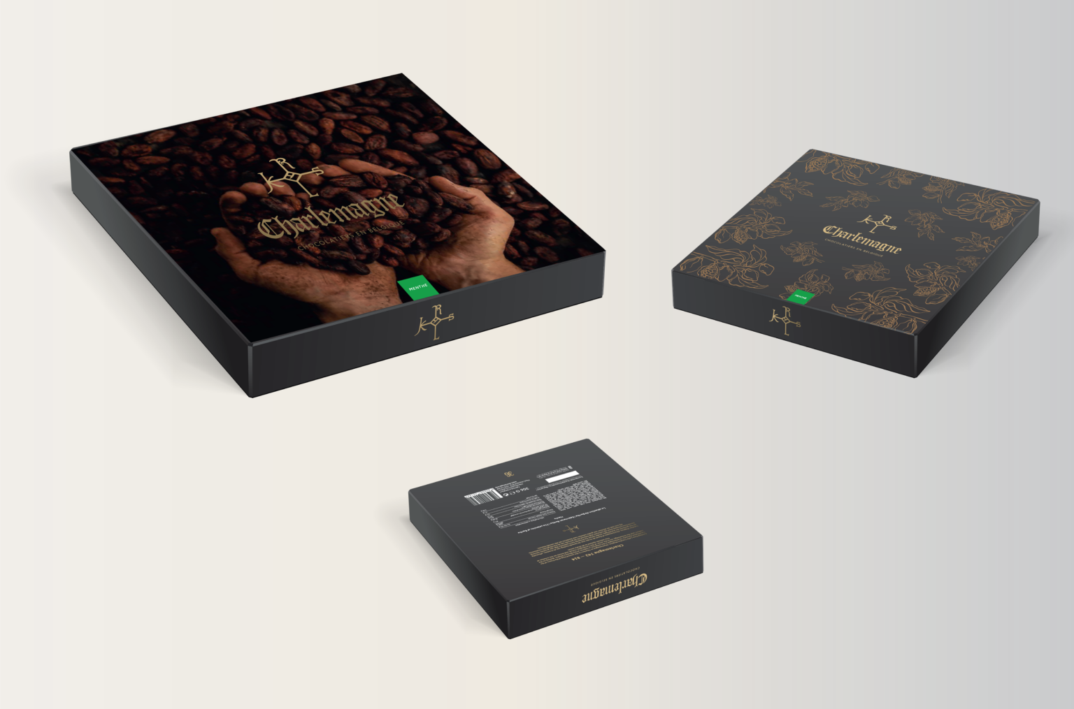 Packaging de chocolat Charlemagne